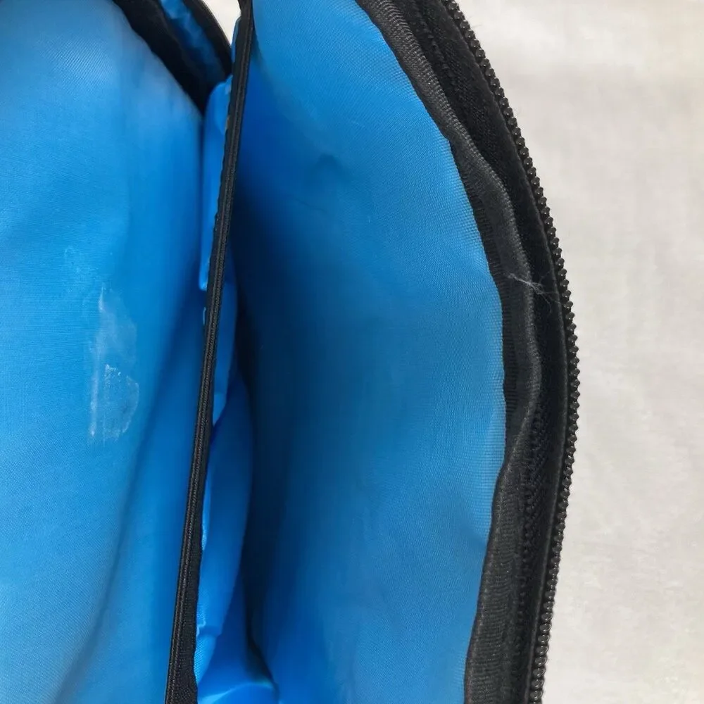 SOL Tablet Messenger Bag 11” Black Padded iPad Computer Case With Nylon Strap